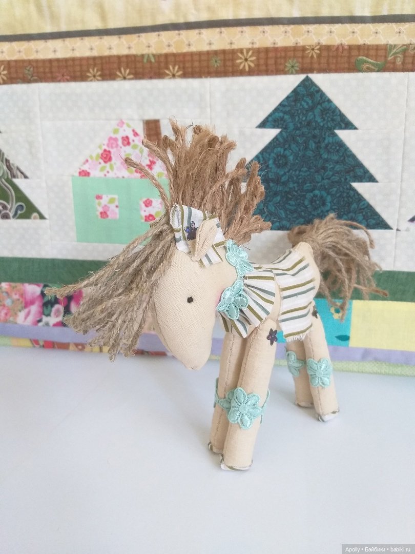 Расчешу ей гриву гладко — Текстильные игрушки и примитивы: кофейные (фото 6)