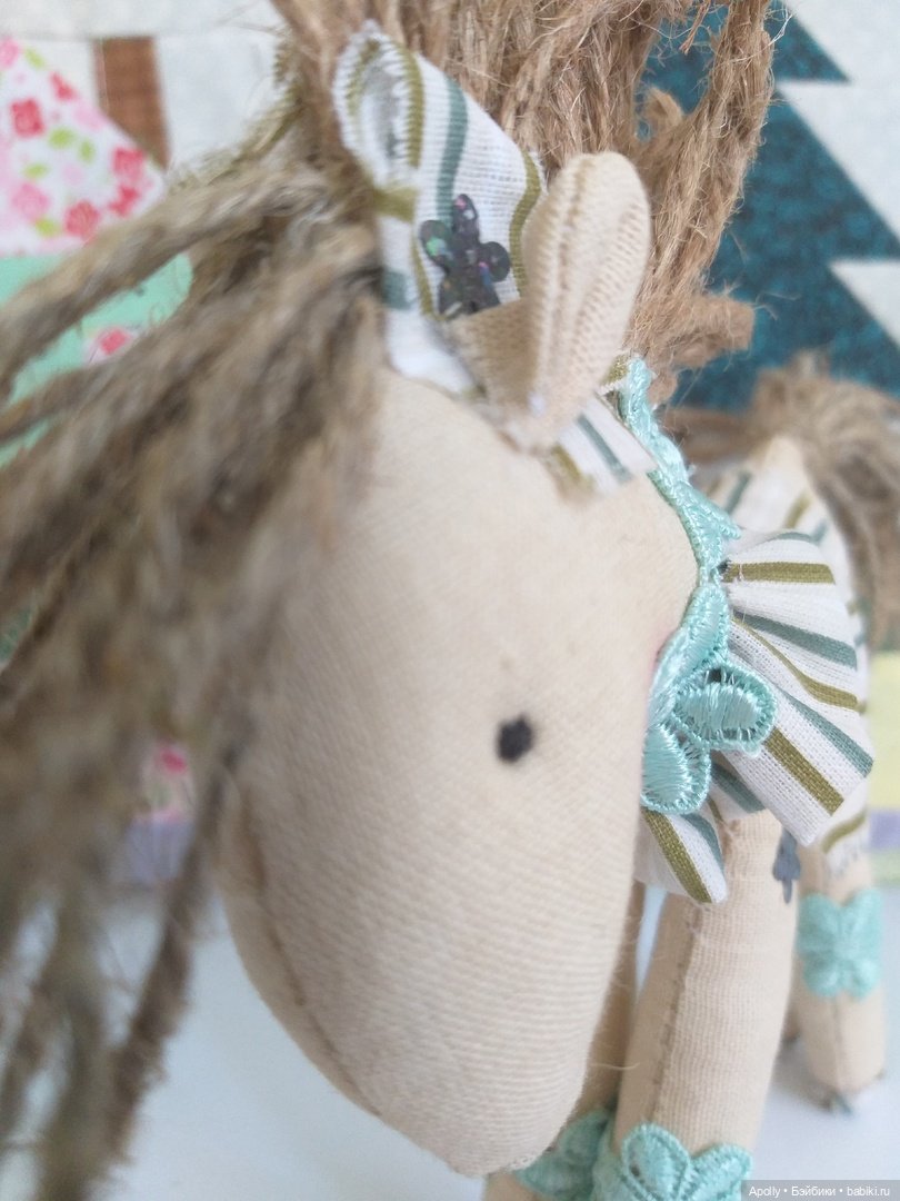 Расчешу ей гриву гладко — Текстильные игрушки и примитивы: кофейные (фото 5)