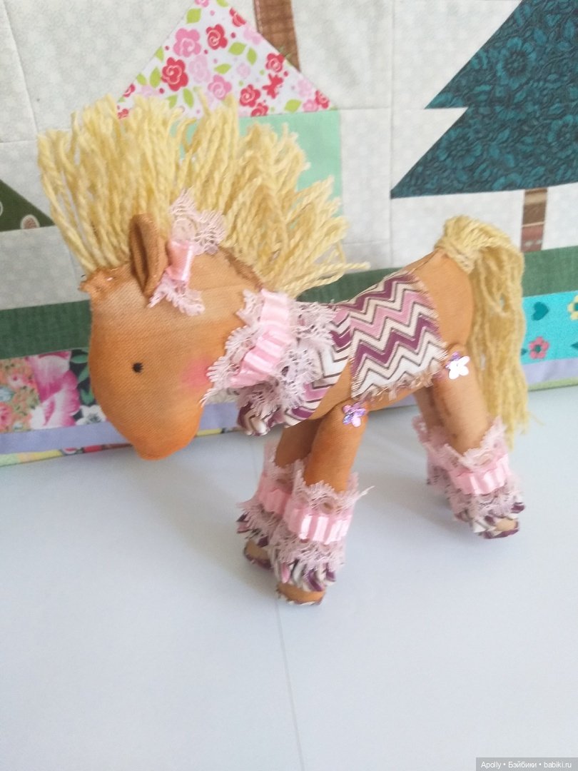 Веснушчатая лошадь — Текстильные игрушки и примитивы: кофейные (фото 10)