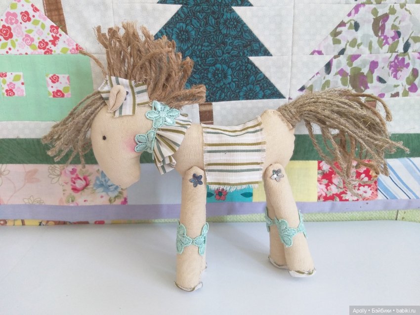 Расчешу ей гриву гладко — Текстильные игрушки и примитивы: кофейные (фото 9)