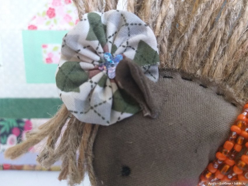 Тёмная лошадка — Текстильные игрушки и примитивы: кофейные (фото 9)