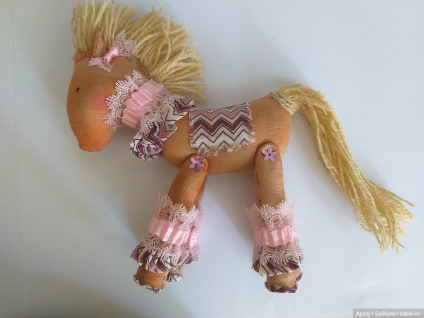 Веснушчатая лошадь — Текстильные игрушки и примитивы: кофейные (фото 7)