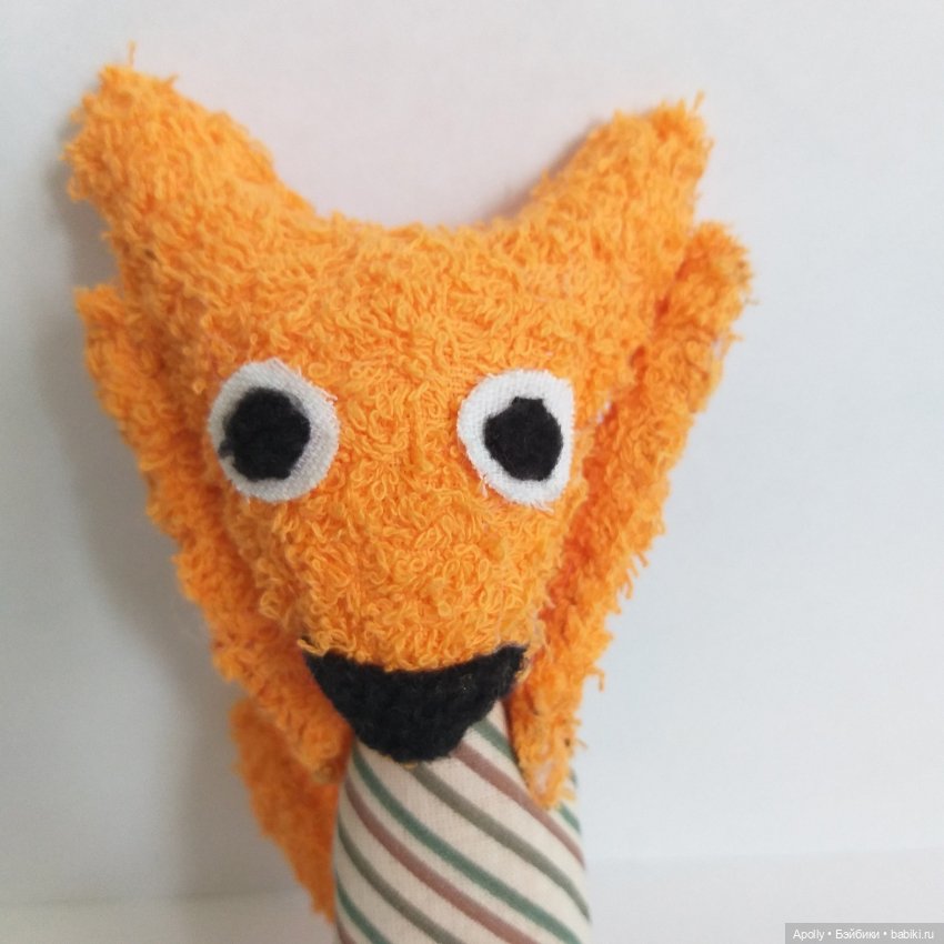 Удивлённая лиса — Текстильные игрушки и примитивы: кофейные (фото 3)