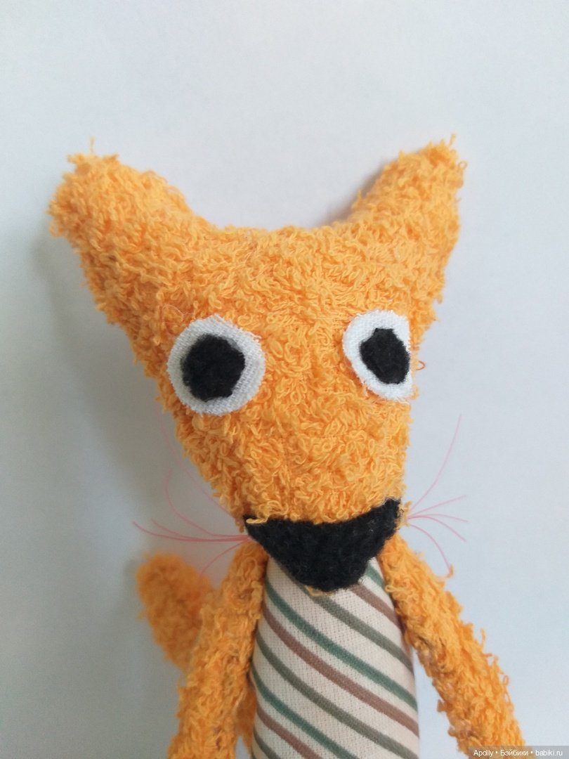 Удивлённая лиса — Текстильные игрушки и примитивы: кофейные (фото 9)