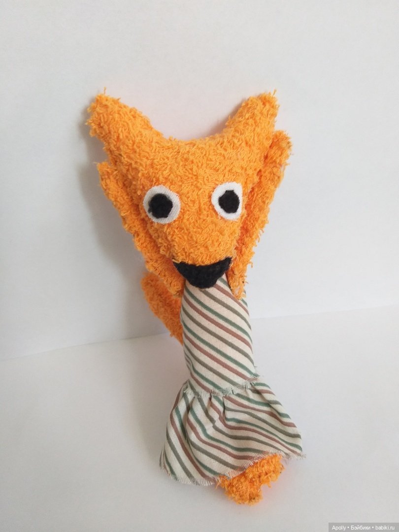 Удивлённая лиса — Текстильные игрушки и примитивы: кофейные (фото 6)