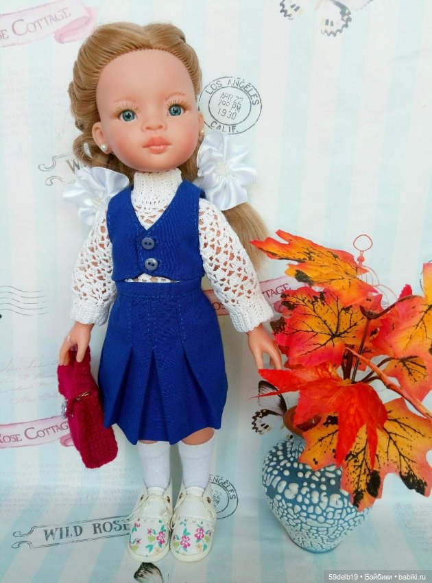 Праздник - День Знаний — Одежда и обувь для кукол своими руками: фото (фото 9)