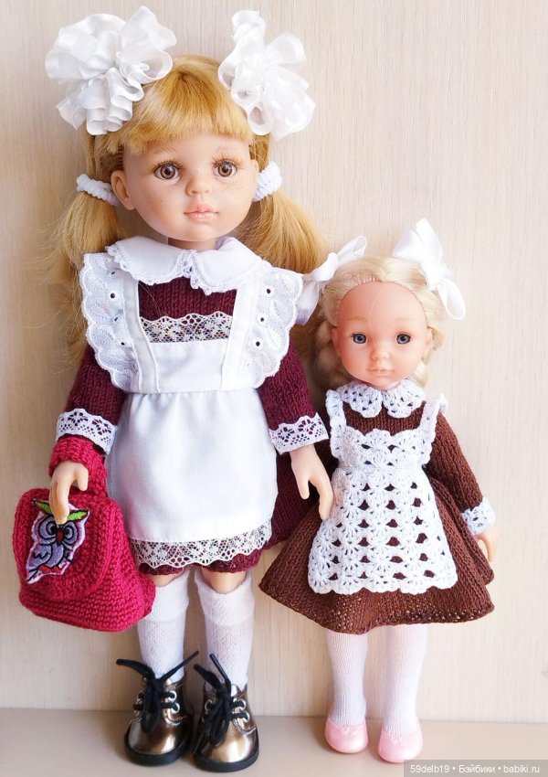 Праздник - День Знаний — Одежда и обувь для кукол своими руками: фото