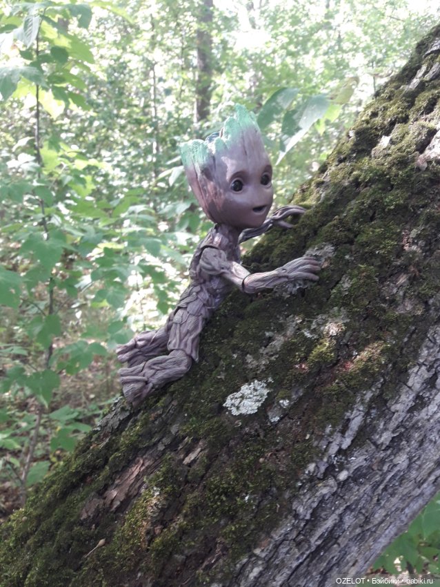 Грут в лесу — Разные шарнирные куклы (не БЖД): редкие (фото 4)