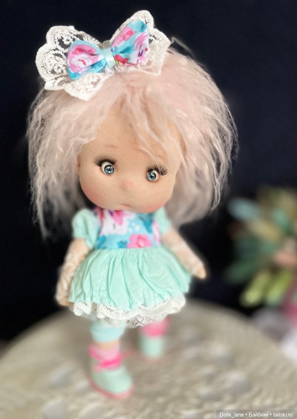 Интерьерная текстильная кукла (фото 3)