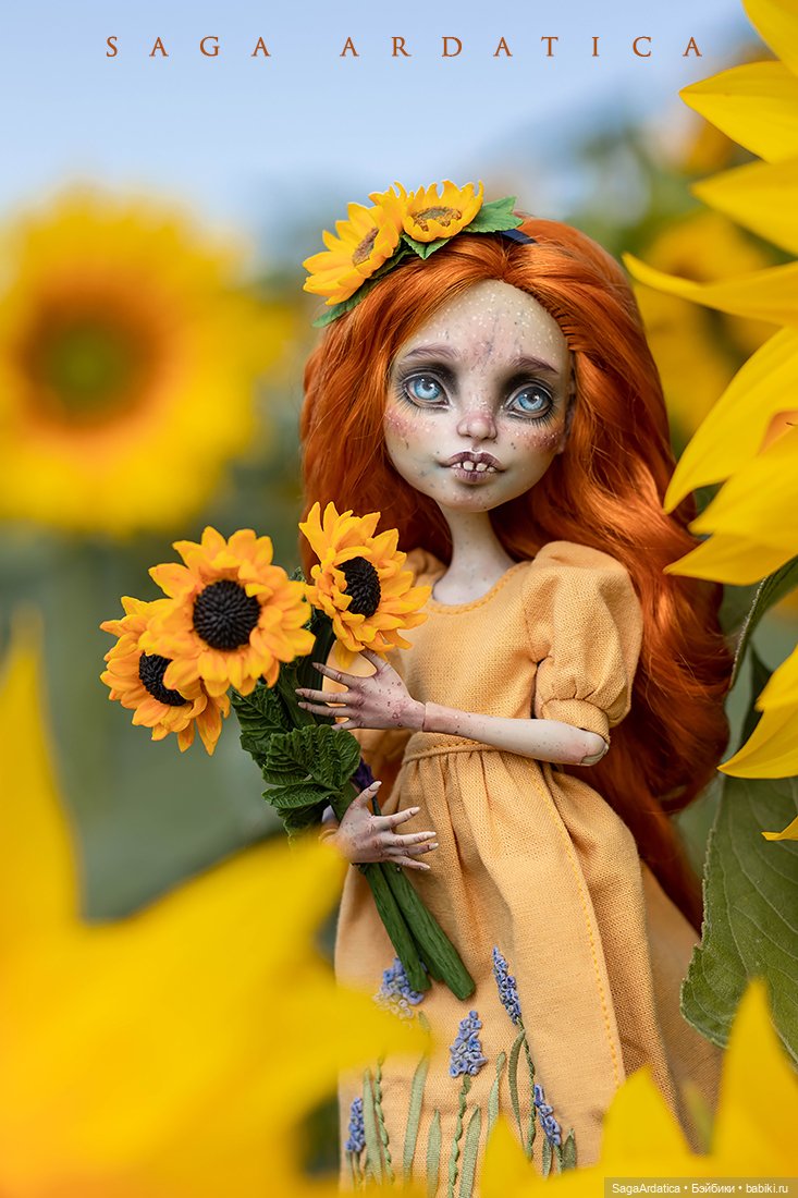 Абигейл и подсолнушки — Куклы Monster High и Ever After High: G1 (фото 2)
