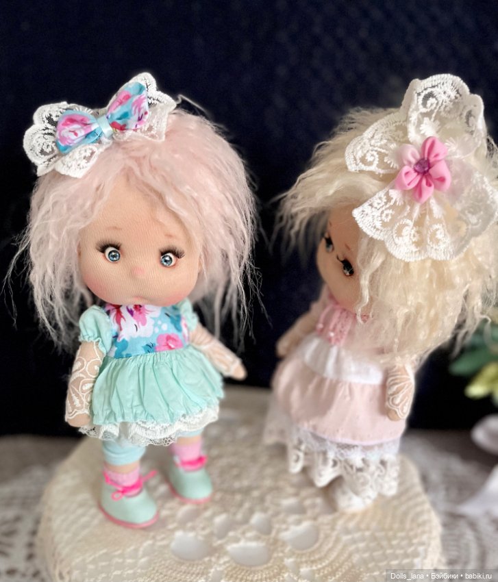 Интерьерная текстильная кукла (фото 4)