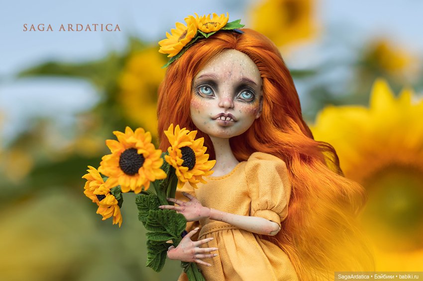 Абигейл и подсолнушки — Куклы Monster High и Ever After High: G1 (фото 3)