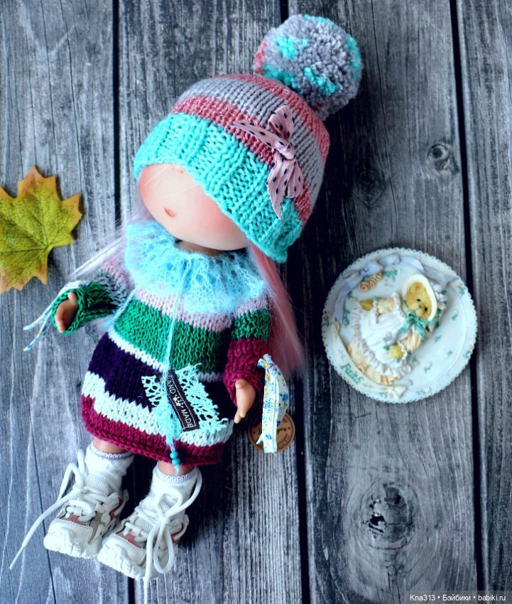 Полосатая коллекция — Одежда и обувь для кукол своими руками: фото