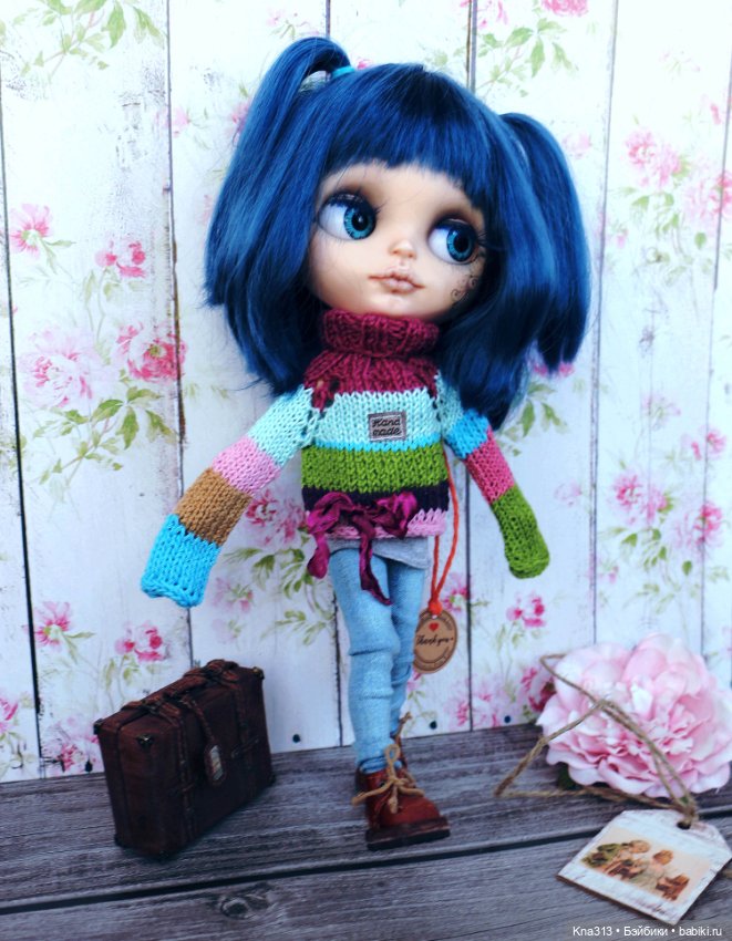 Полосатая коллекция — Одежда и обувь для кукол своими руками: фото