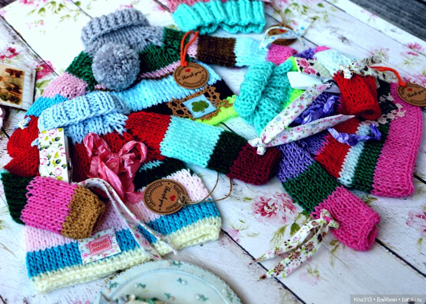 Полосатая коллекция — Одежда и обувь для кукол своими руками: фото (фото 3)