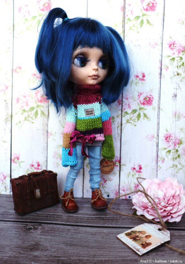 Полосатая коллекция — Одежда и обувь для кукол своими руками: фото