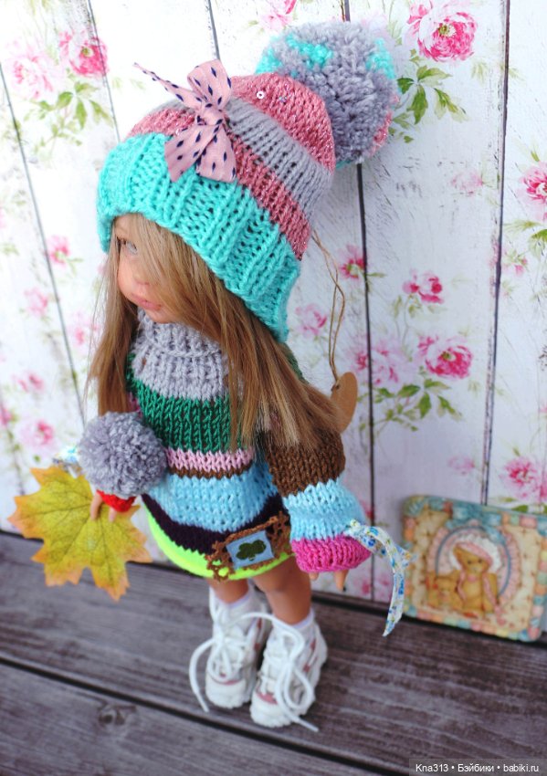 Полосатая коллекция — Одежда и обувь для кукол своими руками: фото