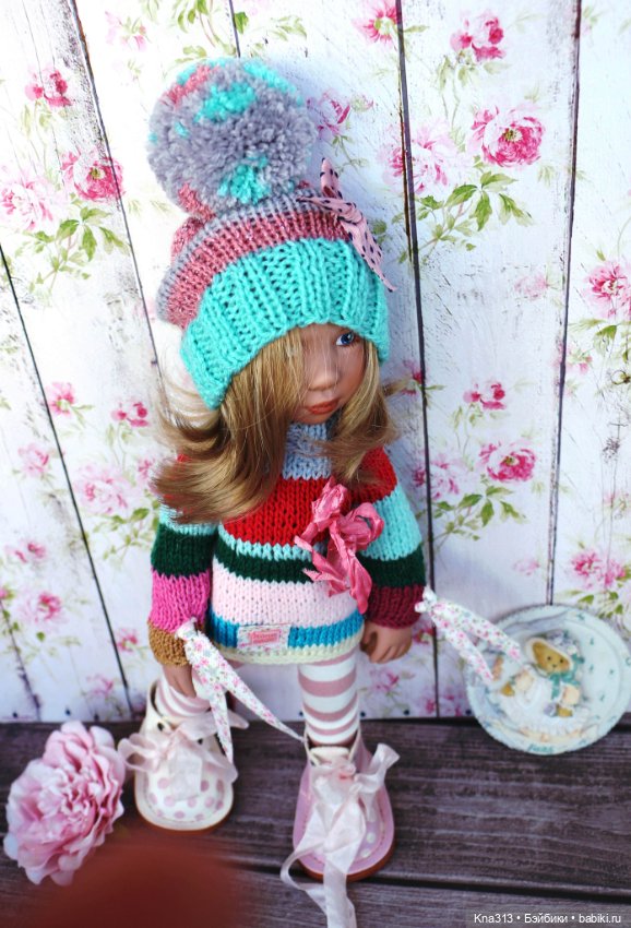 Полосатая коллекция — Одежда и обувь для кукол своими руками: фото (фото 10)