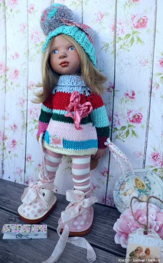 Полосатая коллекция — Одежда и обувь для кукол своими руками: фото (фото 7)