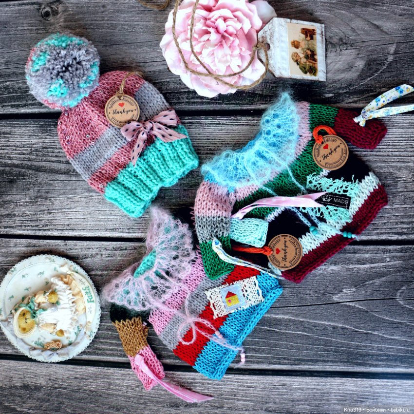 Полосатая коллекция — Одежда и обувь для кукол своими руками: фото