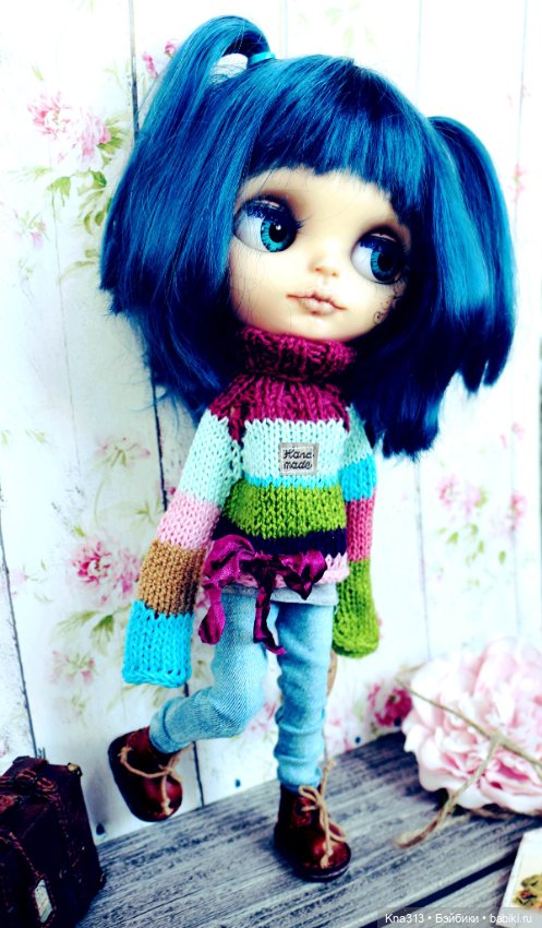 Полосатая коллекция — Одежда и обувь для кукол своими руками: фото