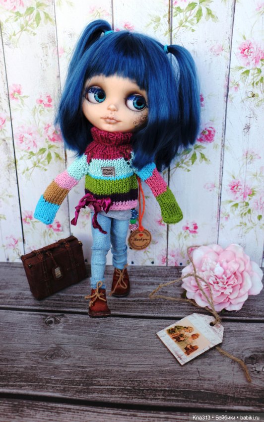 Полосатая коллекция — Одежда и обувь для кукол своими руками: фото