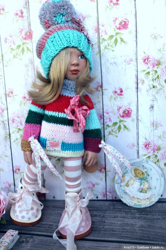 Полосатая коллекция — Одежда и обувь для кукол своими руками: фото (фото 8)