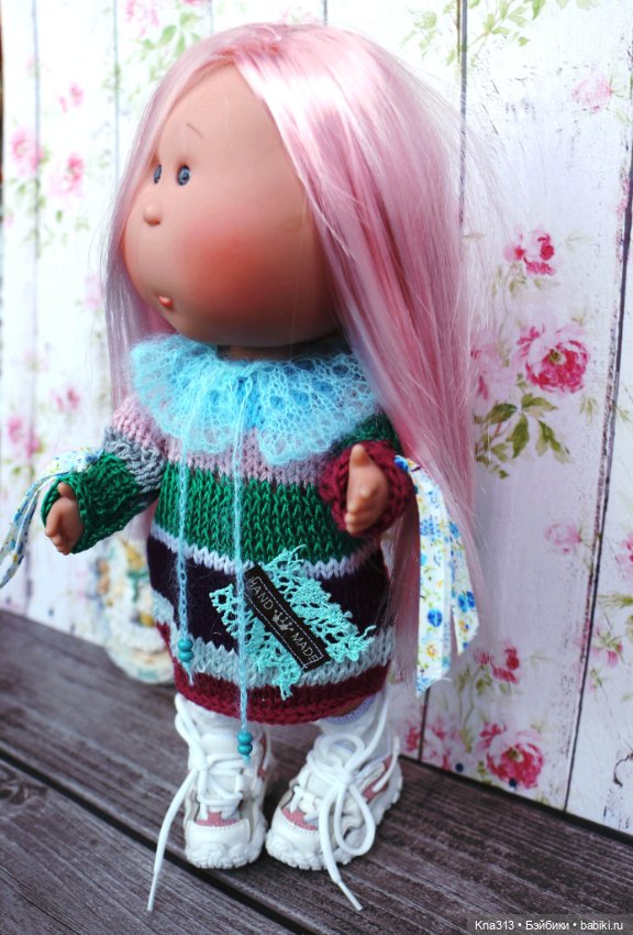 Полосатая коллекция — Одежда и обувь для кукол своими руками: фото