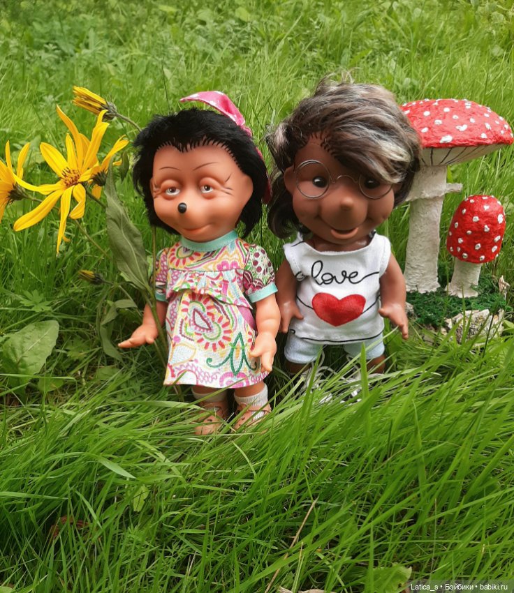 Ёжики ГДР — Куклы Копытки (Schalkau) ГДР: винтаж (фото 10)