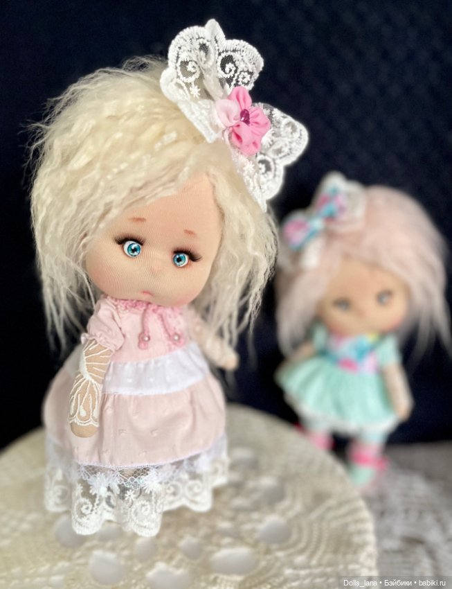 Интерьерная текстильная кукла (фото 6)