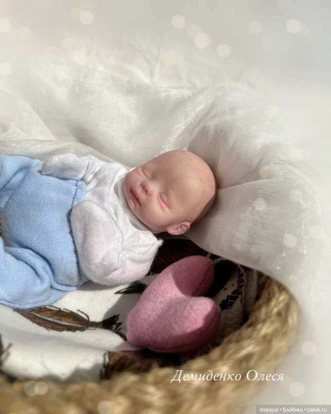 🩷Двойнята 🩷 — Авторские миниатюрные куклы: лепка (фото 4)