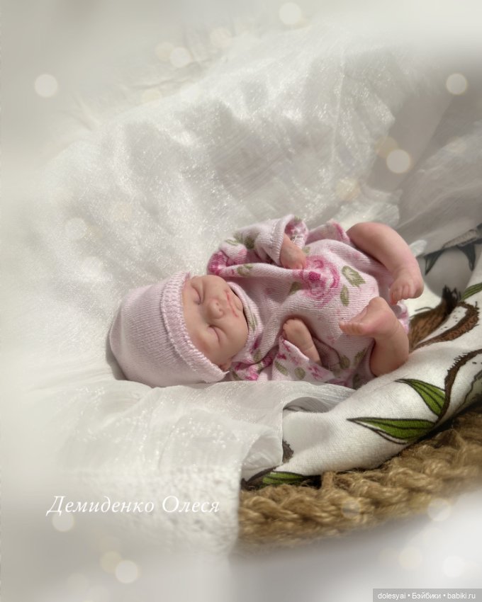 🩷Двойнята 🩷 — Авторские миниатюрные куклы: лепка (фото 3)