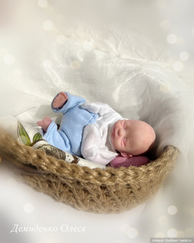 🩷Двойнята 🩷 — Авторские миниатюрные куклы: лепка (фото 5)