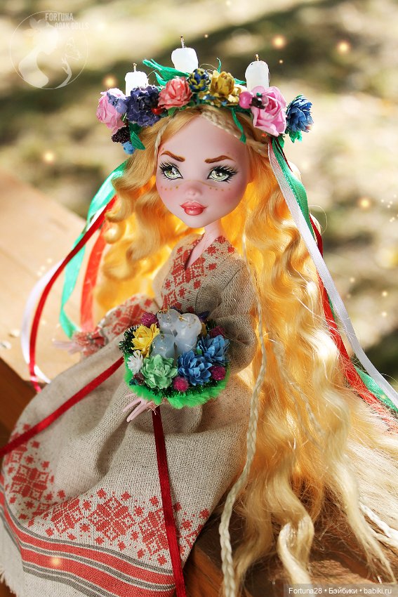 Дань ушедшему лету — ООАК Monster High и Ever After High: репейнт (фото 6)