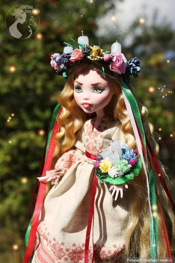 Дань ушедшему лету — ООАК Monster High и Ever After High: репейнт (фото 10)