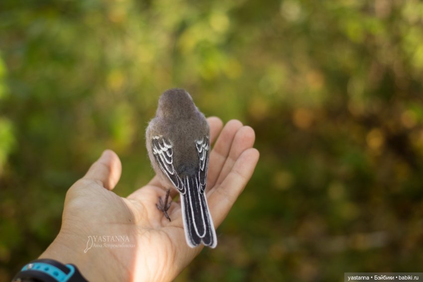 Птенчик — Валяные игрушки из шерсти: сухое валяние