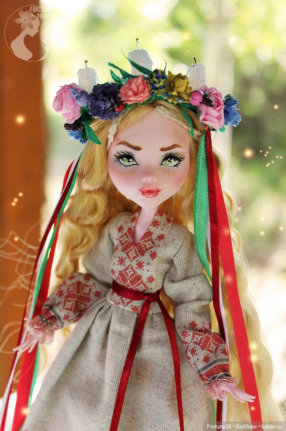 Дань ушедшему лету — ООАК Monster High и Ever After High: репейнт (фото 9)