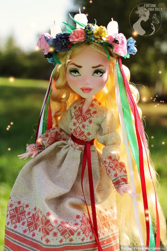 Дань ушедшему лету — ООАК Monster High и Ever After High: репейнт (фото 8)