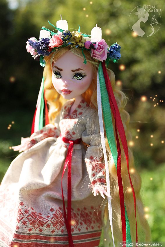 Дань ушедшему лету — ООАК Monster High и Ever After High: репейнт (фото 7)