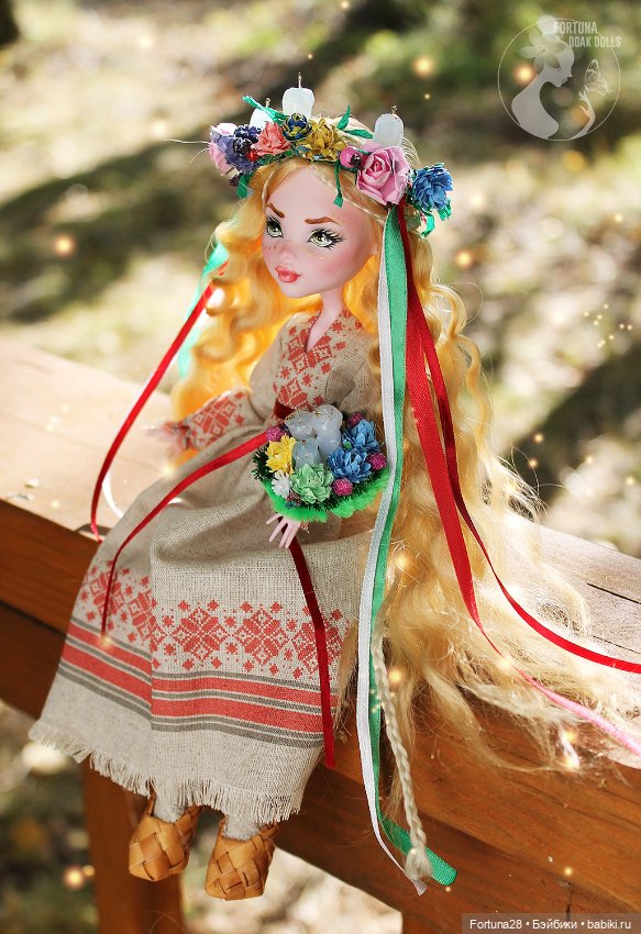 Дань ушедшему лету — ООАК Monster High и Ever After High: репейнт (фото 5)