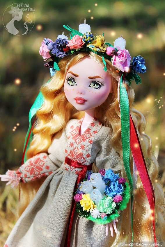 Дань ушедшему лету — ООАК Monster High и Ever After High: репейнт (фото 3)