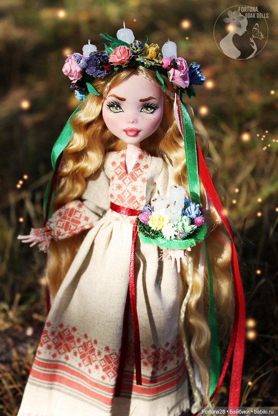 Дань ушедшему лету — ООАК Monster High и Ever After High: репейнт (фото 4)