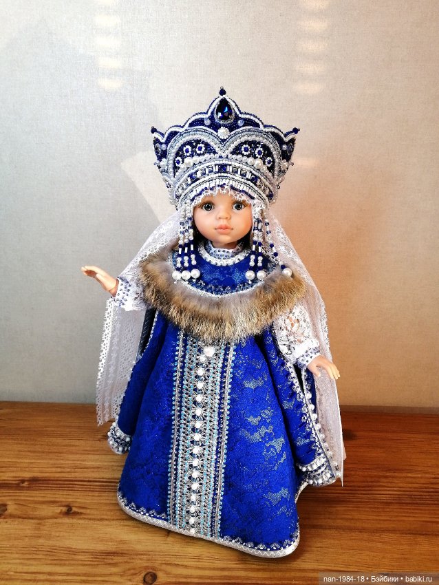 Царица в синем — Одежда и обувь для кукол своими руками: фото (фото 5)
