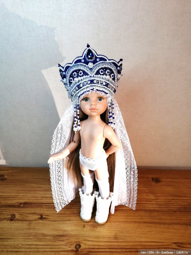 Царица в синем — Одежда и обувь для кукол своими руками: фото (фото 7)