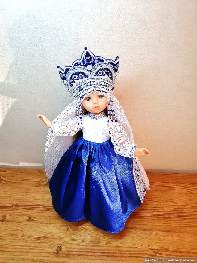 Царица в синем — Одежда и обувь для кукол своими руками: фото (фото 6)