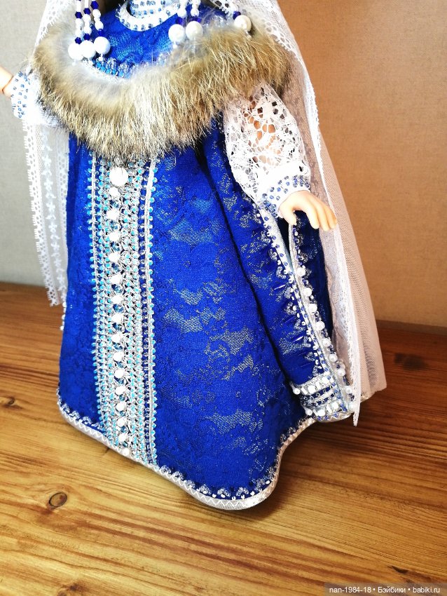 Царица в синем — Одежда и обувь для кукол своими руками: фото (фото 3)