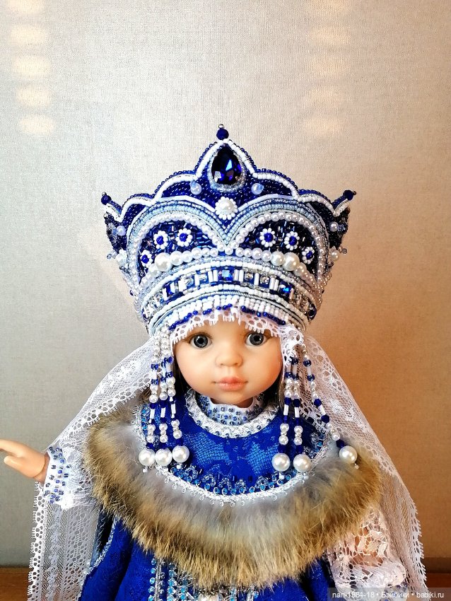 Царица в синем — Одежда и обувь для кукол своими руками: фото (фото 2)