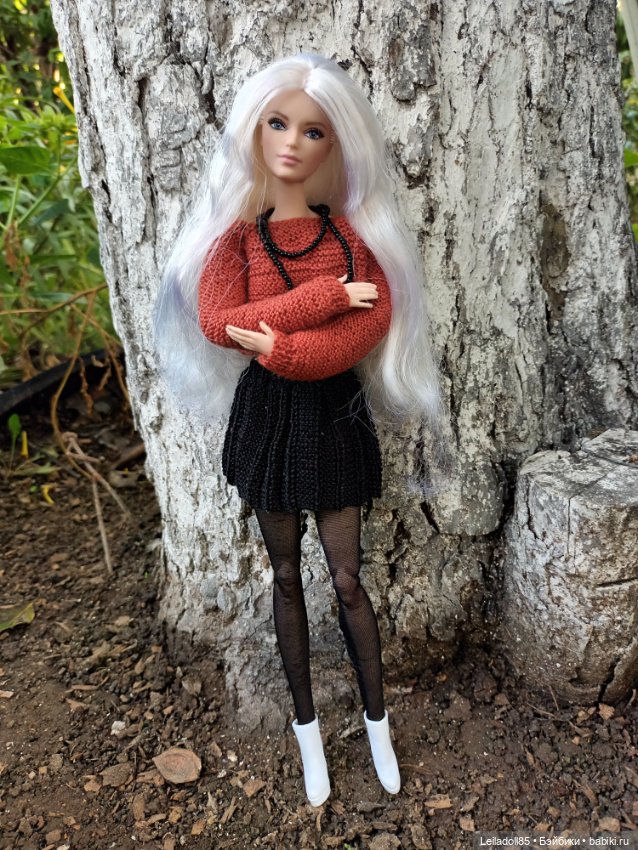 Вязаный гардероб моих кукол (фото 8)