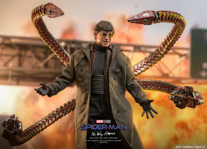 В Гонконге состоялся релиз фигурки Доктора Осьминога от Hot Toys по мотивам фильма «Человек-паук: Нет пути домой» (фото 10)