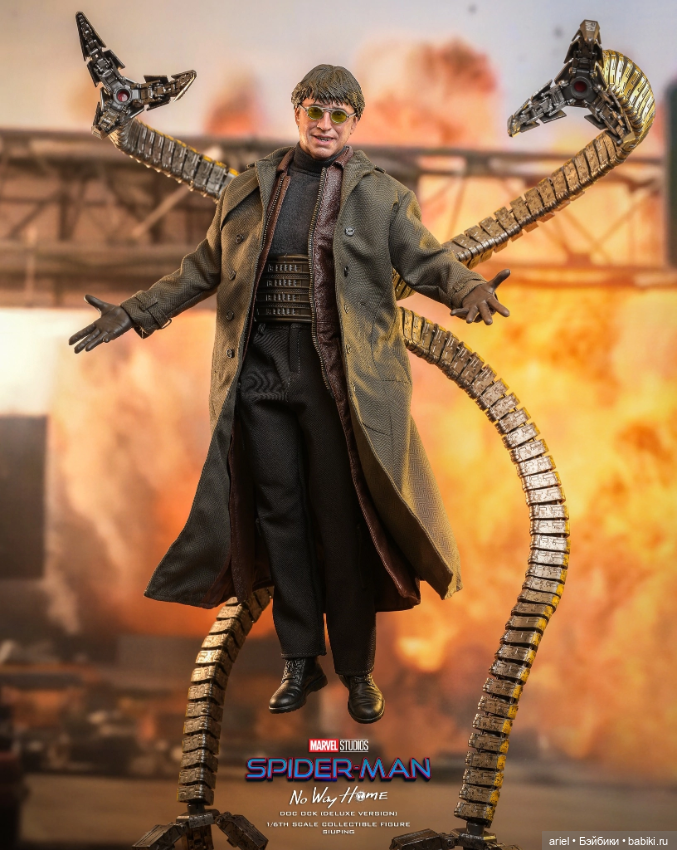 В Гонконге состоялся релиз фигурки Доктора Осьминога от Hot Toys по мотивам фильма «Человек-паук: Нет пути домой» (фото 3)